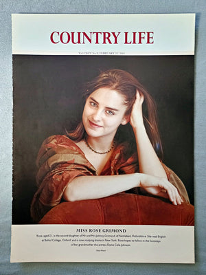 Miss Rose Grimond - Rose, aged 21, is the second daughter of Mr and Mrs Johnny Grimond, of Nettlebed, Oxfordshire. She read English at Balliol College, Oxford, and is now studying drama in New York. Rose hopes to follow in the footsteps of her grandmother the actress Dame Celia Johnson