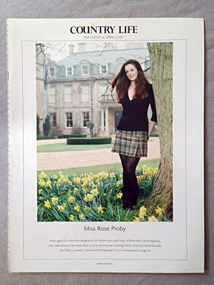 Miss Rose Proby - Rose, aged 20, is the third daughter of Sir William and Lady Proby, of Elton Hall, Cambridgeshire. Seen here at home last week, Rose is in her second year studying history of art at Oxford Brookes. Her father, currently chairman of the National Trust.