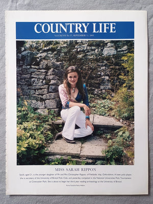 Miss Sarah Rippon - Sarah, aged 21, is the younger daughter of Mr and Mrs Christopher Rippon, of Fieldside, Islip, Oxfordshire. A keen polo player, she is secretary of the University of Bristol Polo Club, and yesterday competed in the National Universities Polo Tournament at Cirencester Park. She is about to begin her third year reading archaeology at the University of Bristol