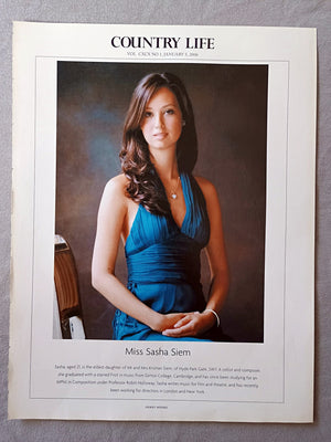 Miss Sasha Siem - Sasha, aged 21, is the eldest daughter of Mr and Mrs Kristian Siem, of Hyde Park Gate, SW7. A cellist and composer, she graduated with a starred First in music from Girton College, Cambridge, and has since been studying for an MPhil in Composition under Professor Robin Holloway. Sasha writes music for film and theatre, and has recently been working for directors in London and New York.