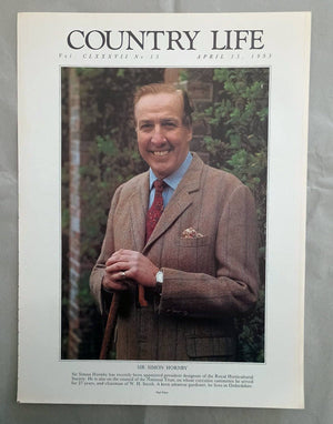 Sir Simon Hornby Country Life Magazine Portrait April 15, 1993. CLXXXVII No. 15.

Sir Simon Hornby has recently been appointed president designate of the Royal Horticultural Society. He is also on the council of the National Trust, on whose executive committee he served for 27 years, and chairman of W. H. Smith. A keen amateur gardener, he lives in Oxfordshire.