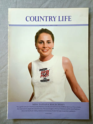 Miss Tatiana MacEchern - Tats, aged 23, took part in the Flora London Marathon on Sunday and raised more than £4,000 for the Crocus Trust, a charity that raises funds for people with colorectal cancer. The second daughter of Mr Gavin MacEchern and Mrs Sarah MacEchern, she is in her fourth year reading medicine at the University of Leeds. She hopes to specialise in paediatrics