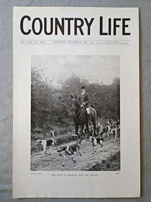 The Duke of Beaufort, Henry Hugh Arthur FitzRoy Somerset Country Life Magazine Portrait, Frontispiece, November 19 1927. LXII No. 1609

The featured frontispiece this week is a portrait of the Henry Hugh Arthur FitzRoy Somerset, the 10th Duke of Beaufort