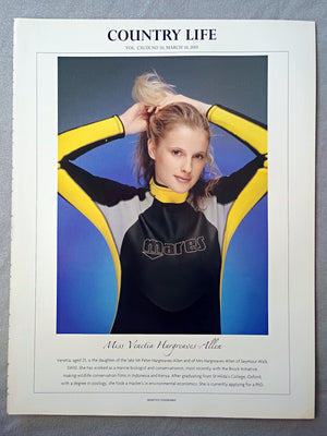 Miss Venetia Hargreaves-Allen - Venetia, aged 25, is the daughter of the late Mr Peter Hargreaves-Allen and of Mrs Hargreaves-Allen of Seymour Walk, SW10. She has worked as a marine biologist and conservationist, most recently with the Brock Initiative, making wildlife conservation films in Indonesia and Kenya. After graduating from St Hilda's College, Oxford, with a degree in zoology, she took a master's in environmental economics. She is currently applying for a PhD.