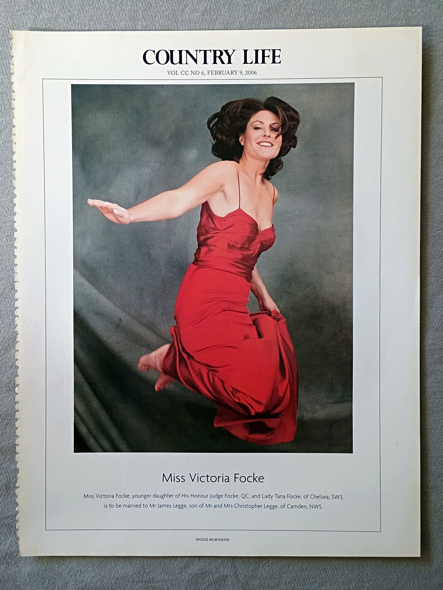 Miss Victoria Focke, younger daughter of His Honour Judge Focke, QC, and Lady Tana Focke, of Chelsea, SW3, is to be married to Mr James Legge, son of Mr and Mrs Christopher Legge, of Camden, NW5.