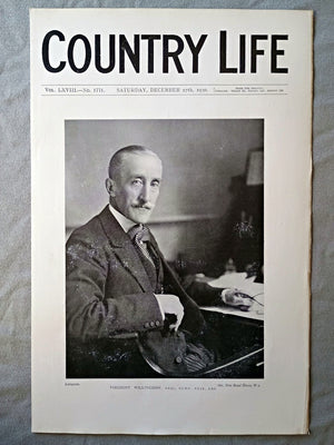 Viscount Willingdon, Freeman Freeman-Thomas Country Life Magazine Portrait, Frontispiece, December 27 1930. LXVIII No. 1771

The featured frontispiece this week is a portrait of Viscount Willingdon on his appointment as the Viceroy and Governor-General of India. 