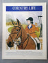 Viscountess Tottering - Pimms-swigging Lady Tottering raises a stirrup cup to celebrate her 10th anniversary in Tottering-by-Gently, COUNTRY LIFE's weekly cartoon by Annie Tempest (see pages 94-97). Lady Tottering (Daffy) lives with her husband, Dicky, at Tottering Hall, North Pimmshire, and is seen here on her favourite mount, Petomaine II, at a meet of the North Pimmshire Harriers at Tottering Hall.