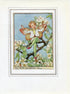 Pear Blossom Flower Fairy 1950's Vintage Print Cicely Barker Trees Book Plate T008