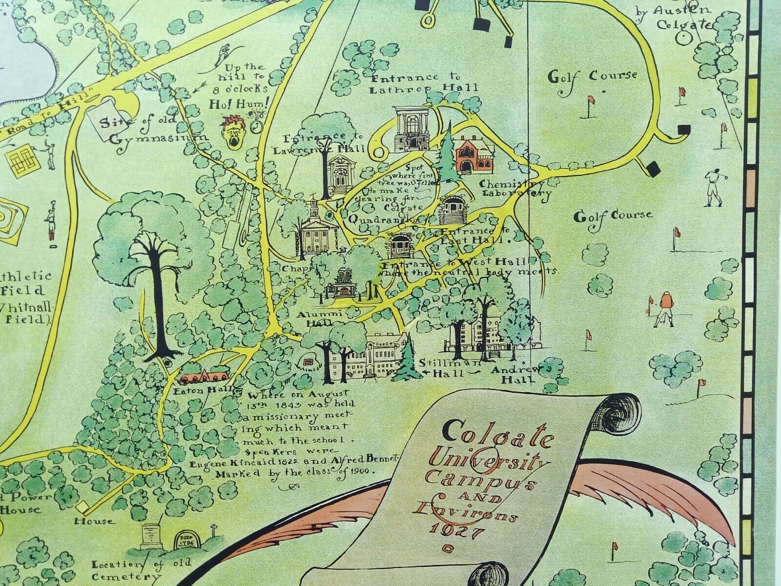 1927-Arthur-Suchy-Colgate-University-Campus-Environs-Pictorial-Map-Hamilton-NY-010