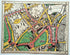 1937 London Pictorial Map by Claude Atkinson, Coronation Route King George 6th