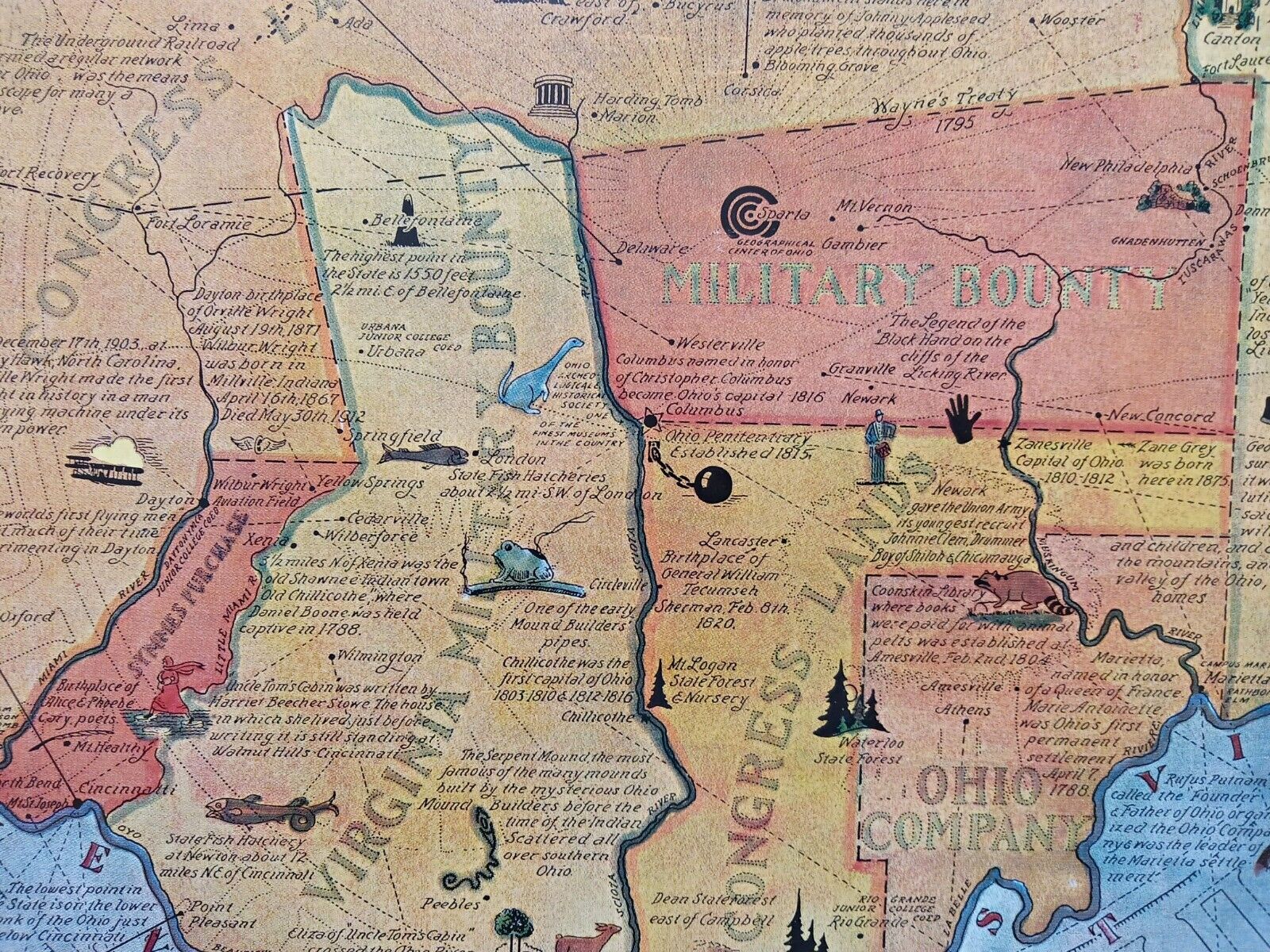1939-Ohio-Buckeye-State-Mother-Presidents-Pictorial-Map-Poster-Arthur-Suchy-009