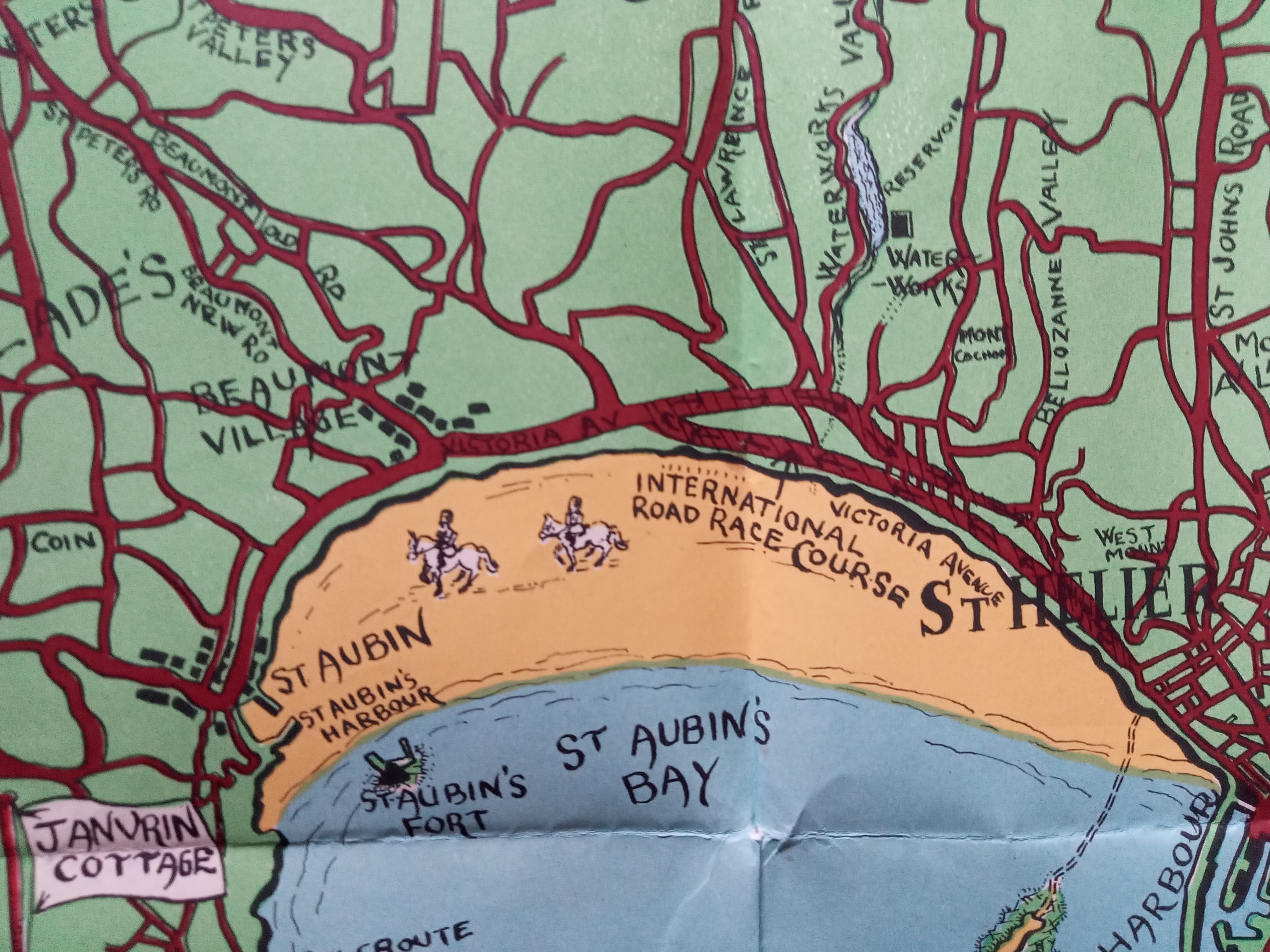 1948-Jersey-Pictorial-Map-F-Mahon-Brown-Channel-Islands-009