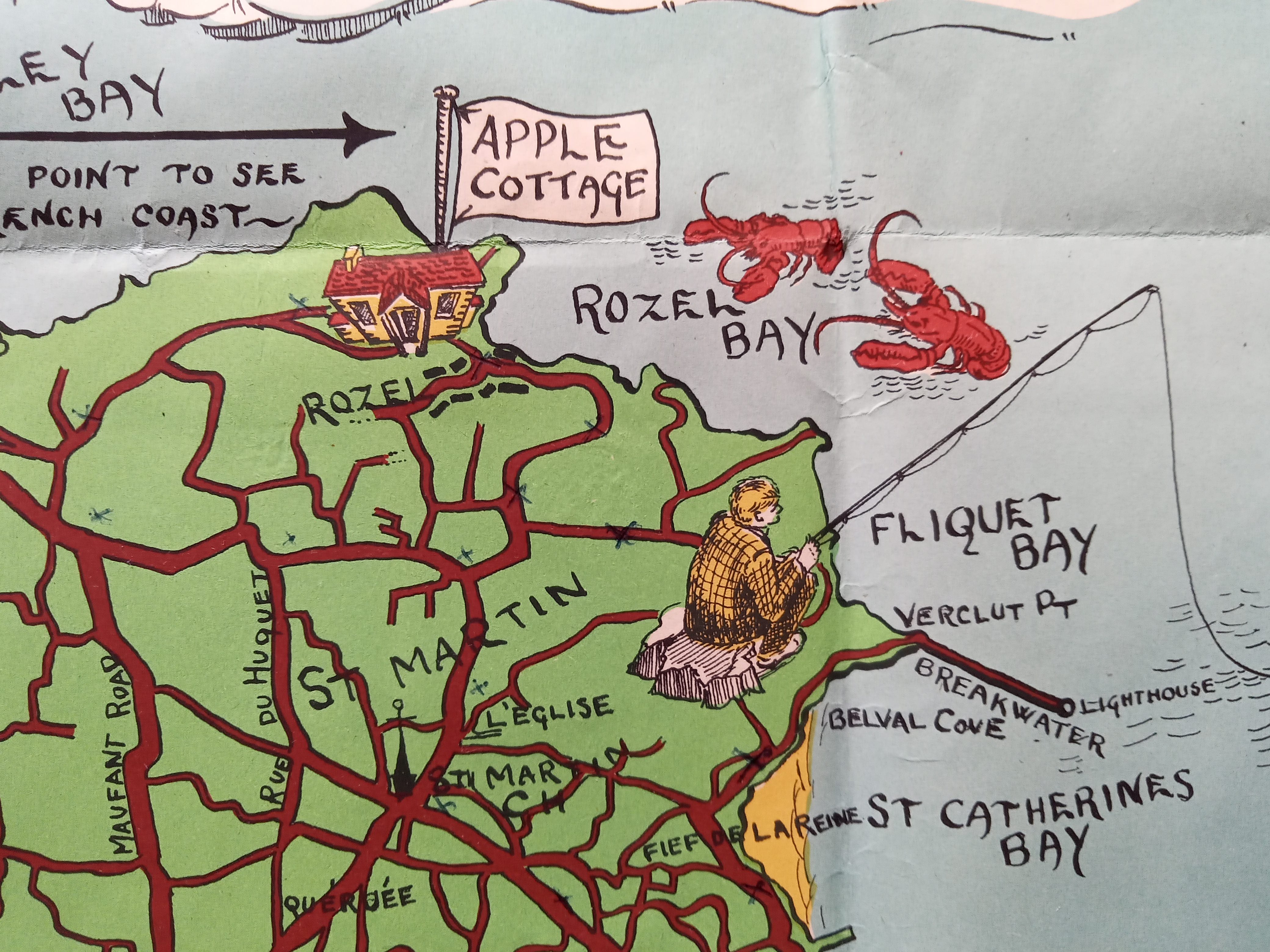 1948-Jersey-Pictorial-Map-F-Mahon-Brown-Channel-Islands-017