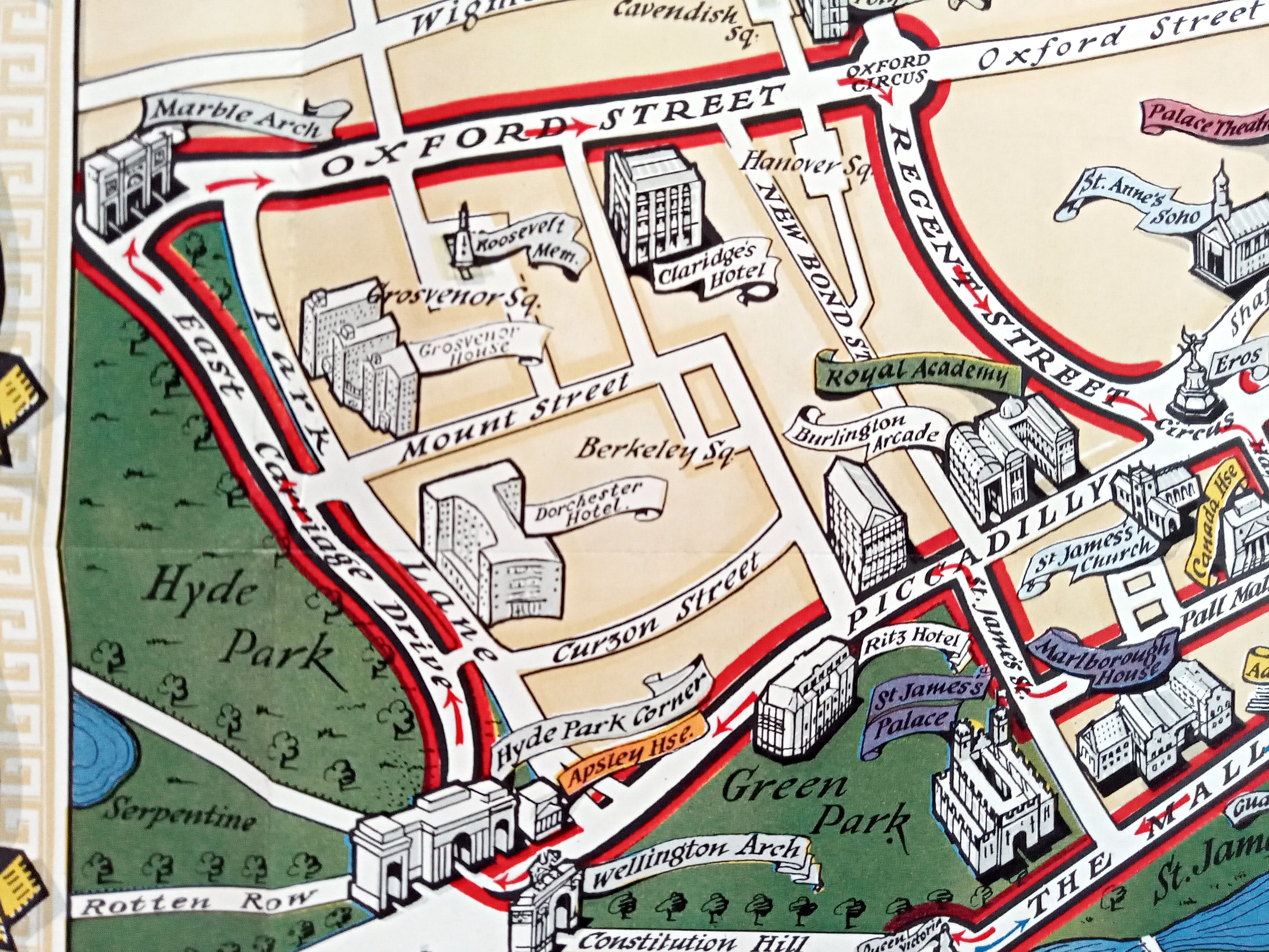 1953-historic-queen-elizabeth-ii-royal-coronation-route-pictorial-map-london-017