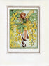 Laburnum Flower Fairy 1950's Vintage Print Cicely Barker Trees Book Plate T016