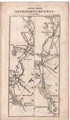 c.1792 Taylor & Skinner Road Maps of Scotland 3 pages 6 sides 163 to 168