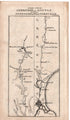c.1792 Taylor & Skinner Road Maps of Scotland 3 pages 6 sides 163 to 168