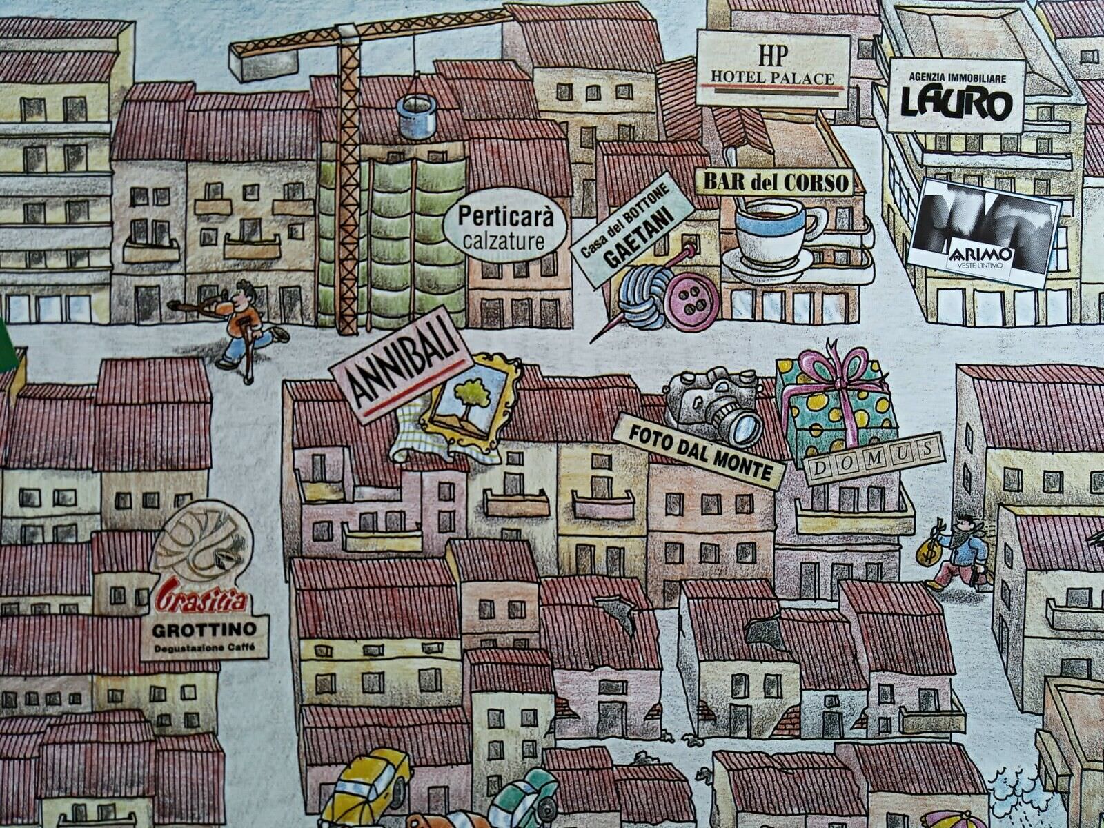 Civitanova-Marche-Italy-c1980-Pictorial-Map-Poster-Maurizio-Bravetti-002