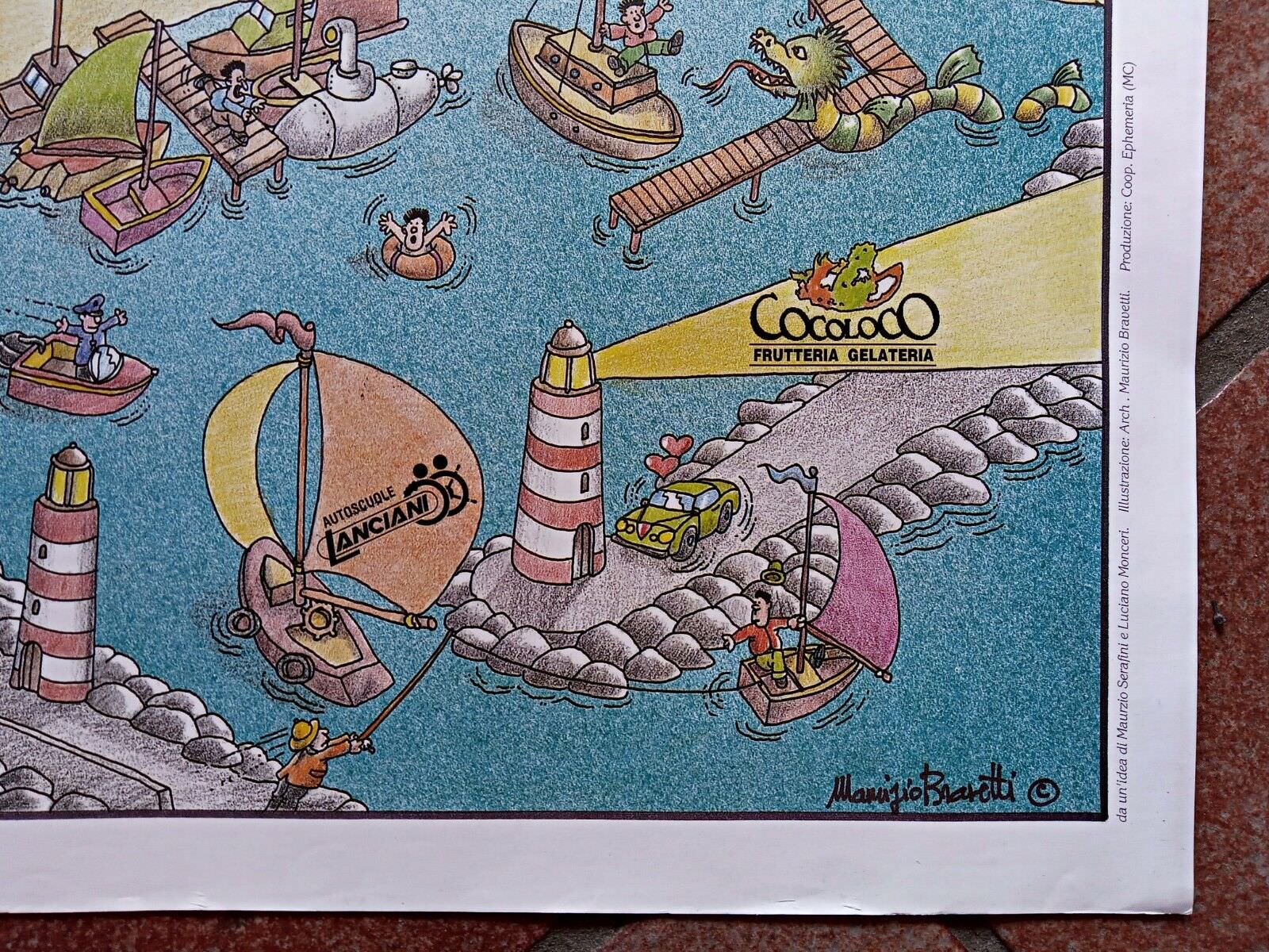Civitanova-Marche-Italy-c1980-Pictorial-Map-Poster-Maurizio-Bravetti-011
