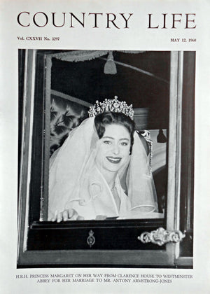 H.R.H. Princess Margaret Country Life Magazine Portrait May 12, 1960 Vol. CXXVII No. 3297