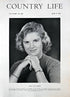 Miss Ann Hardy Country Life Magazine Portrait June 19, 1958 Vol. CXXIII No. 3205