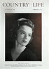 Miss Carola Harvey Country Life Magazine Portrait February 1, 1962 Vol. CXXXI No. 3387