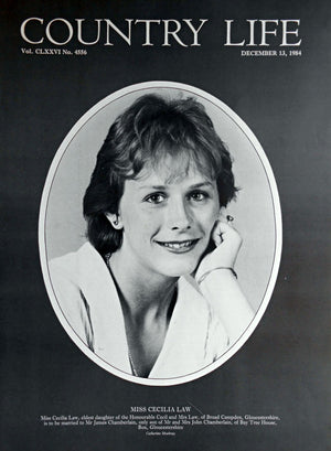 Miss Cecilia Law Country Life Magazine Portrait December 13, 1984 Vol. CLXXVI No. 4556