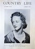 Miss Elizabeth Baring Country Life Magazine Portrait January 30, 1958 Vol. CXXIII No. 3185