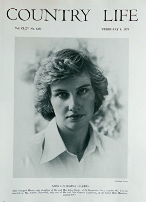 Miss Georgina Harris Country Life Magazine Portrait February 8, 1979 Vol. CLXV No. 4257