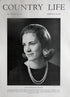 Miss Jacqueline Trench Country Life Magazine Portrait February 10, 1966 Vol. CXXXIX No. 3597