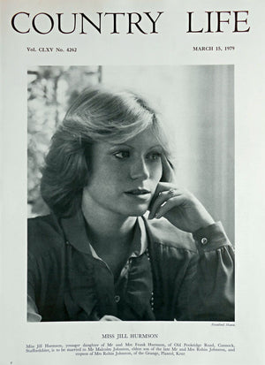 Miss Jill Hurmson Country Life Magazine Portrait March 15, 1979 Vol. CLXV No. 4262 - Copy
