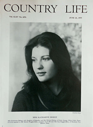 Miss Katharine Bishop Country Life Magazine Portrait June 21, 1979 Vol. CLXV No. 4276