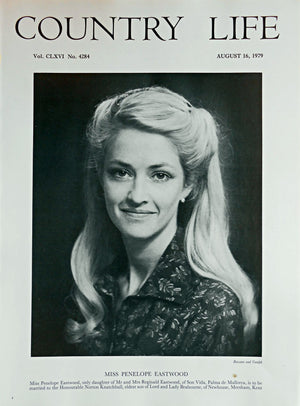 Miss Penelope Eastwood Country Life Magazine Portrait August 16, 1979 Vol. CLXVI No. 4284