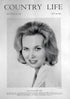 Miss Rosemary Orr Country Life Magazine Portrait July 16, 1964 Vol. CXXXVI No. 3515