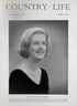 Miss Victoria Lee-Barber Country Life Magazine Portrait April 8, 1966 Vol. CXXXVII No. 3553
