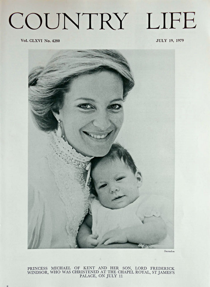 Princess Michael of Kent & Lord Frederick Windsor Country Life Magazine Portrait July 19, 1979 Vol. CLXVI No. 4280