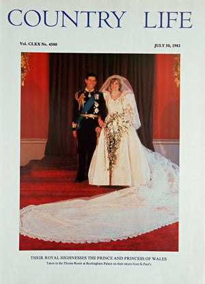The Prince & Princess of Wales Country Life Magazine Portrait July 30, 1981 Vol. CLXX No. 4380 - Copy