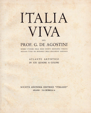 c1941-Italia-Viva-Prof-G-De-Agostini
