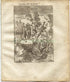 1719 Manesson Mallet "Idolatres" India, Funeral Pyre, Hindu Cremation, Antique Print published by Johann Adam Jung
