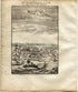 1719 Manesson Mallet "Ardeuil ou Ardebil" Ardabil, Iran, Antique Print, Map published by Johann Adam Jung
