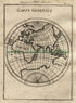 1719 Manesson Mallet "Carte Generale" Eastern Hemisphere, Australia, Africa, Asia, Europe, Antique Map published by Johann Adam Jung