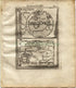 1719 Manesson Mallet "Planisphere du Monde & France", Australia, Africa, Asia, Antique Map published by Johann Adam Jung