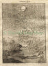 1719 Manesson Mallet "Saturn" Planet, Celestial Astronomy, Antique Print, published by Johann Adam Jung