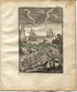 1719 Manesson Mallet Lightning, Thunderstorm, Ships, Celestial Astronomy, Antique Print