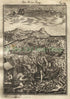 1719 Manesson Mallet "Pesche Des Perles" Pearl Diving Fishing, Fishermen, Antique Print