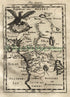 1719 Manesson Mallet "Congo" Nigeria, Cameroon, Gabon, Angola, Africa, Antique Map, Print