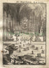 1719 Manesson Mallet "Temple de Daibuth" Daibutsu-Hoko-ji Kyoto ??, Japan, Antique Print published by Johann Adam Jung