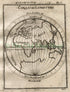 1719 Manesson Mallet "Cercles de Longitude" Eastern Hemisphere, Australia, Africa, Asia, Antique Map published by Johann Adam Jung