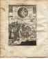 1719 Manesson Mallet World Map "Globe Terrestre", Antique Print, published by Johann Adam Jung