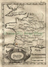 1719 Manesson Mallet "France" Map, Antique Print, published by Johann Adam Jung